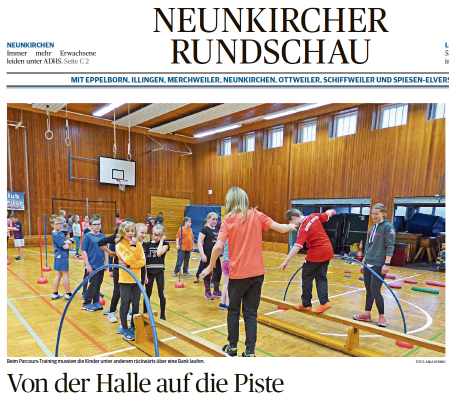 Presseartikel Saarbrücker Zeitung DSV on tour